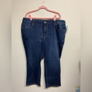 Maurices Dark Blue Straight Leg Jeans